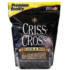 Criss Cross Pipe Tobacco Black & Bold 6 & 16 oz. Pack