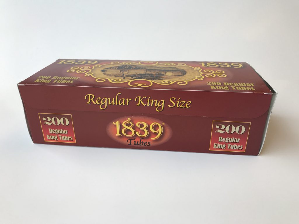 1839 Cigarette Tubes The Cedar Room Cigars